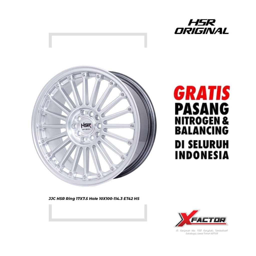 VELG MOBIL HSR R17 HSR JJC R17X7,5 H10X100-114,3 ET42 HS