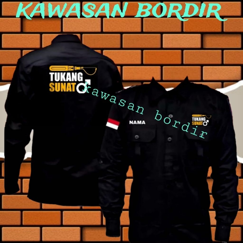 Terbaru kemeja tukang sunat seragam tukang sunat baju tukang sunat kemeja khitanan baju khitanan ser