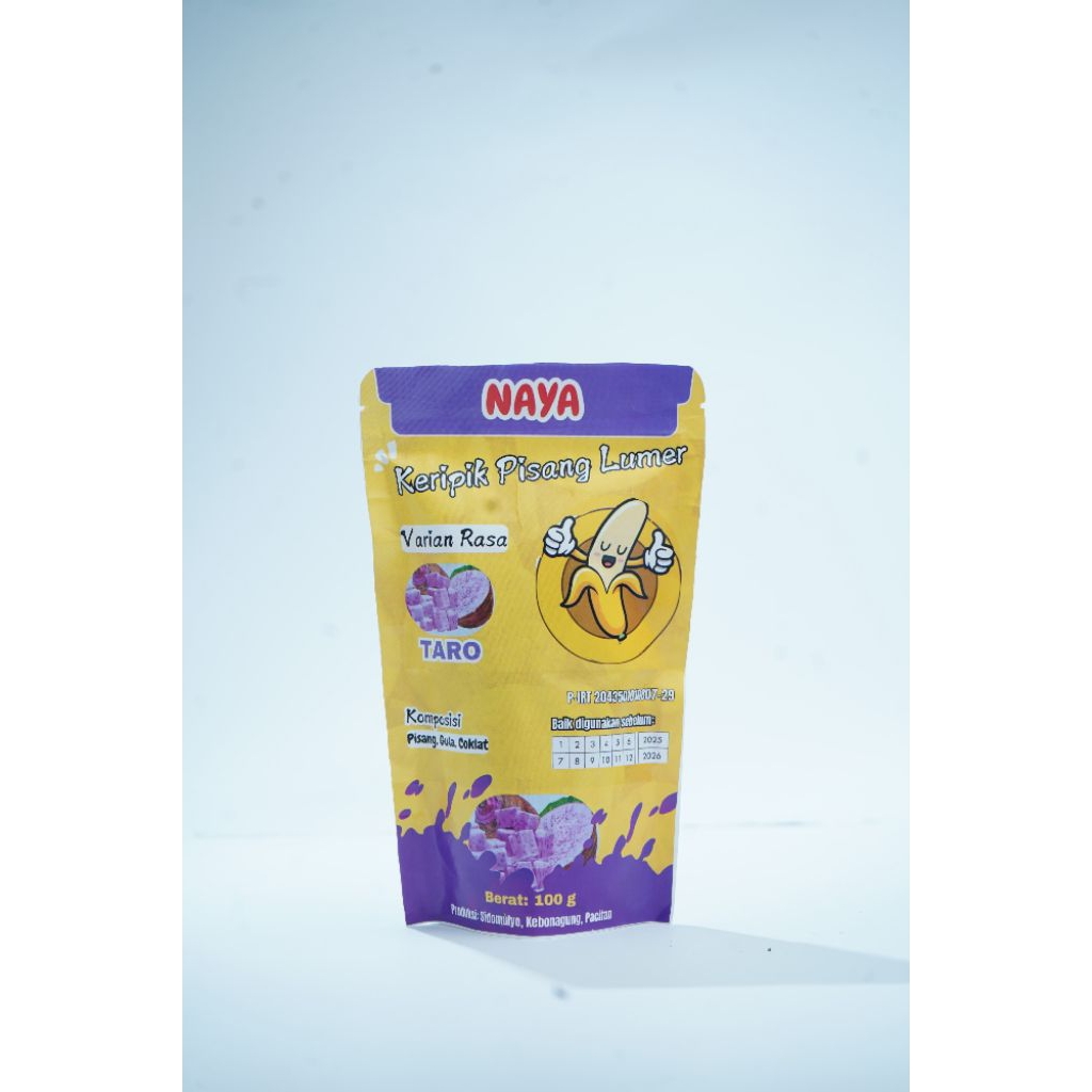 

keripik pisang NAYA Rasa Taro