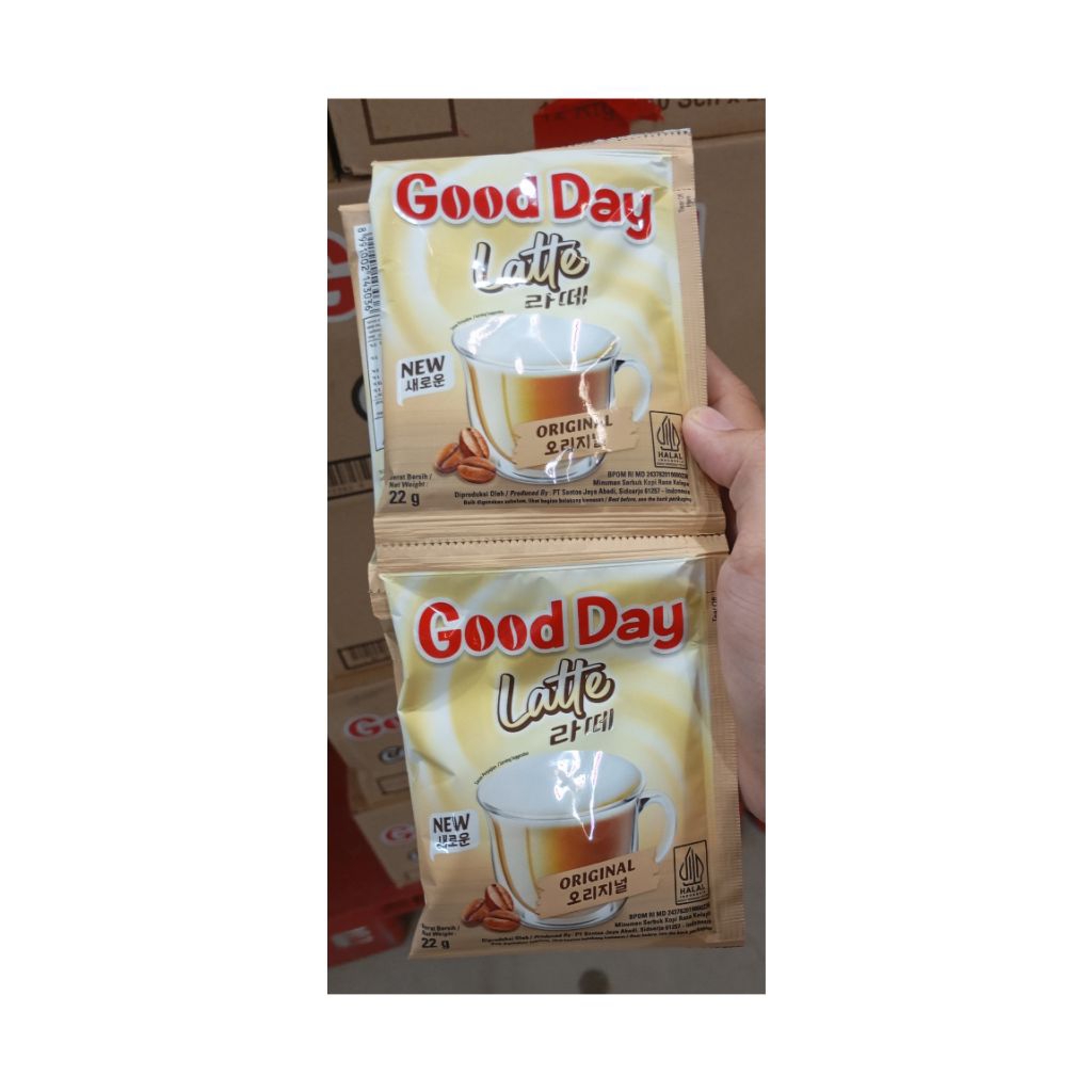 

GOOD DAY LATTE ORIGINAL ISI 3 RENCENG @10 SACHET