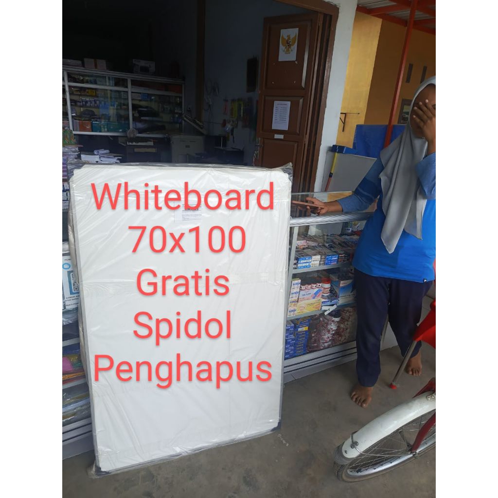

Papan Tulis Ukuran 70x100 Plus Spidol Penghapus