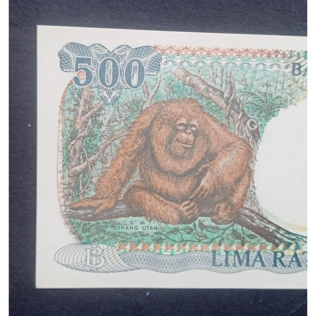 Mahar koleksi 1Lembar 500 otan Seri acak + Bonus seri Solid 888888 5K Emisi 2016 UNC