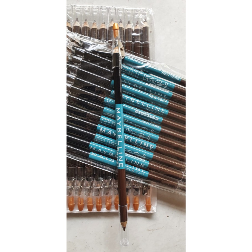 PENSIL ALIS 2in1 MAYBELLINE FITME BIRU