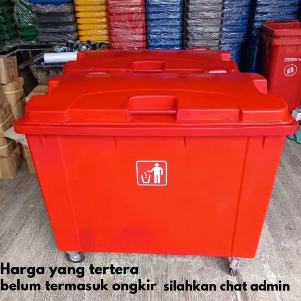 TEMPAT SAMPAH BESAR/TONG SAMPAH BESAR / BAK SAMPAH BESAR 660L