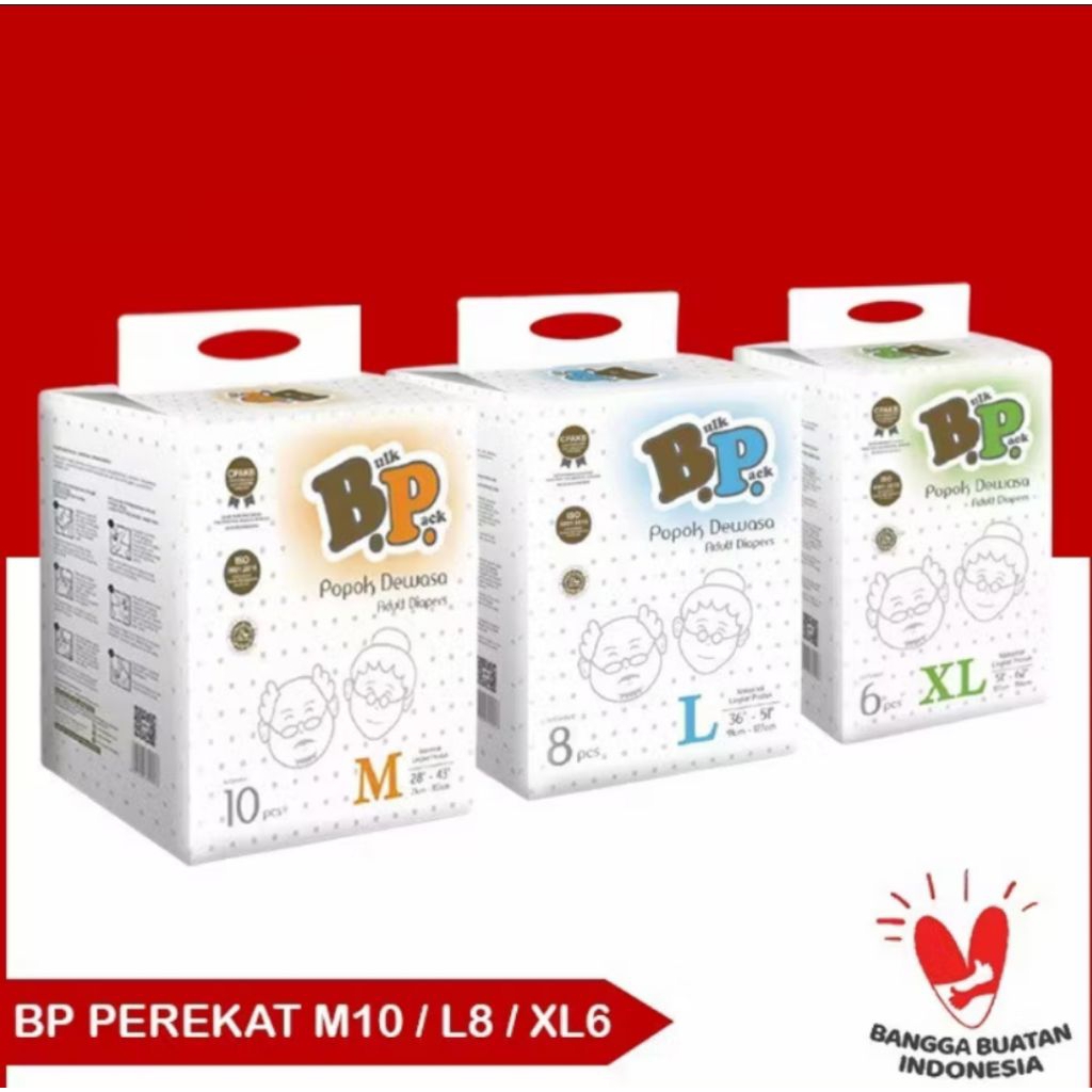 Pampers dewasa Bulk Pack BP M8/L7/XL6