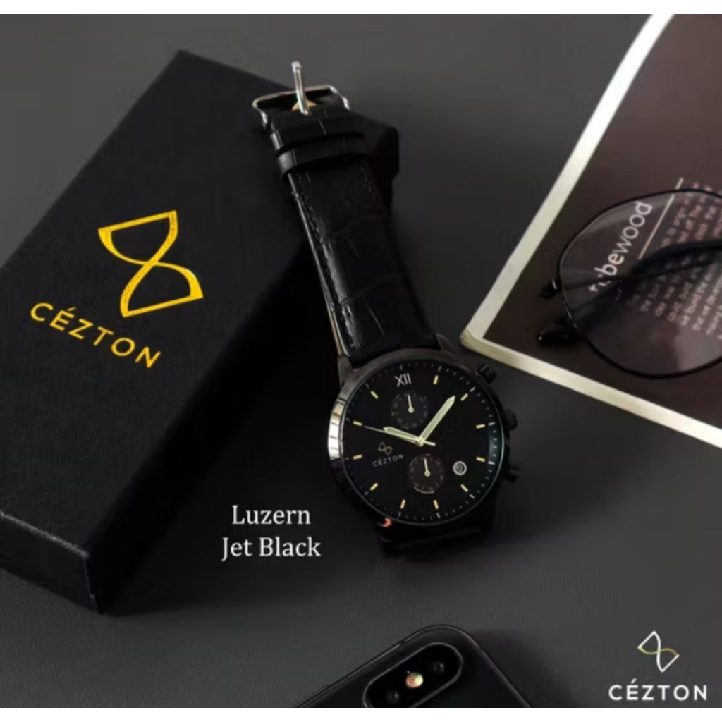 Analog Watch Cezton simple elegant black