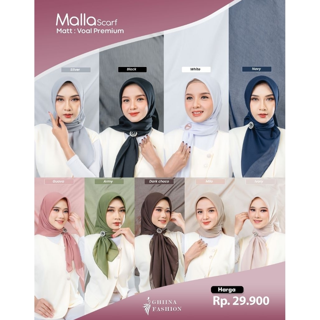 MALLA SCARF BY GHIINA FASHION // READY