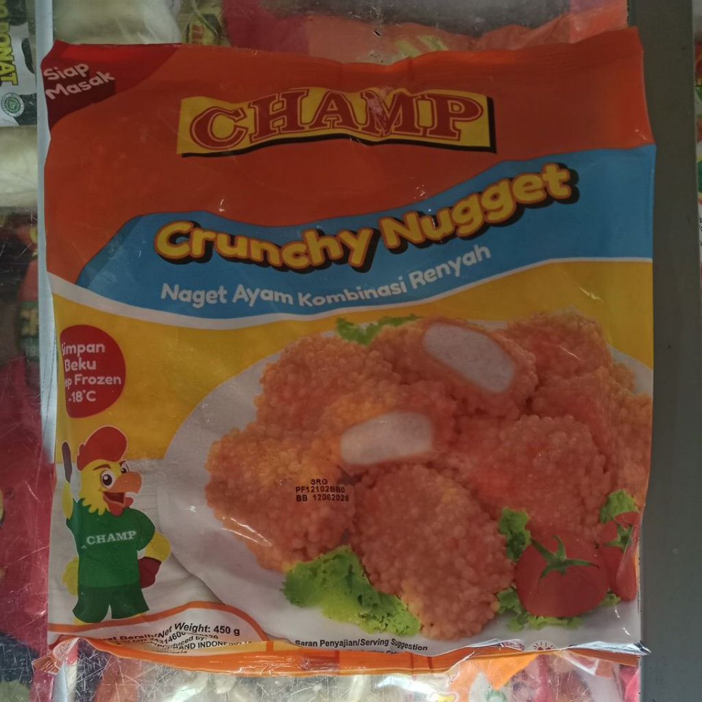 

Champ Crunchy nugget 450gr