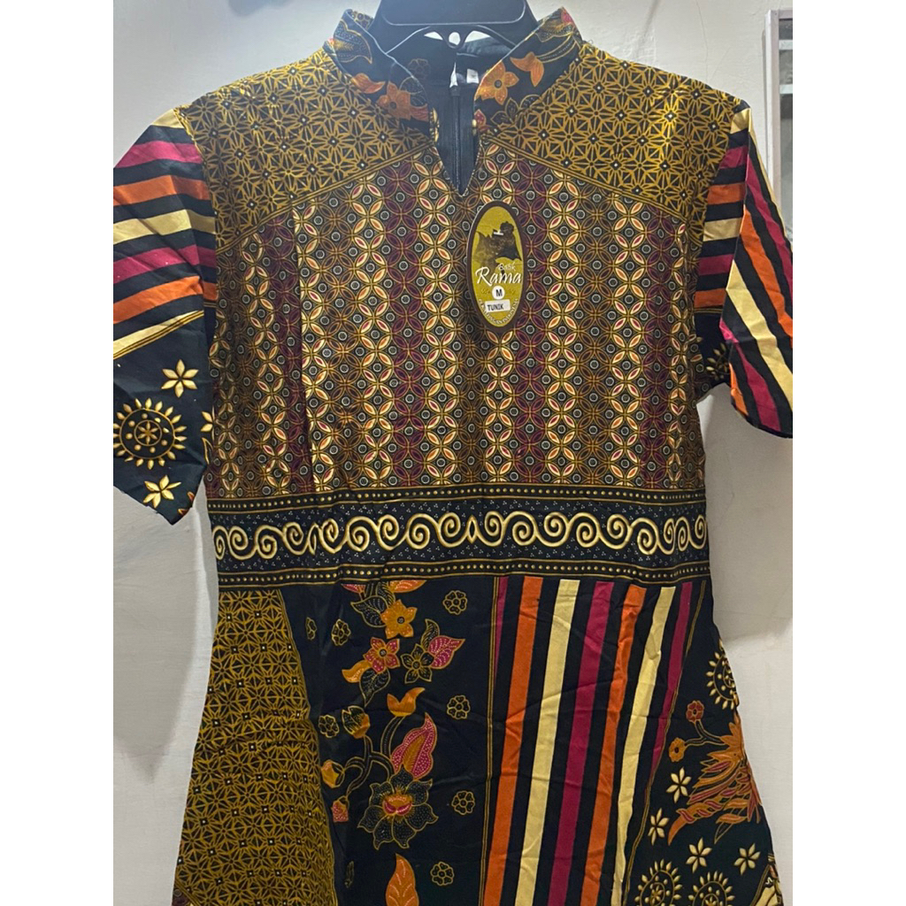 DRESS / TUNIK BATIK RAMA (NEW) SIZE M