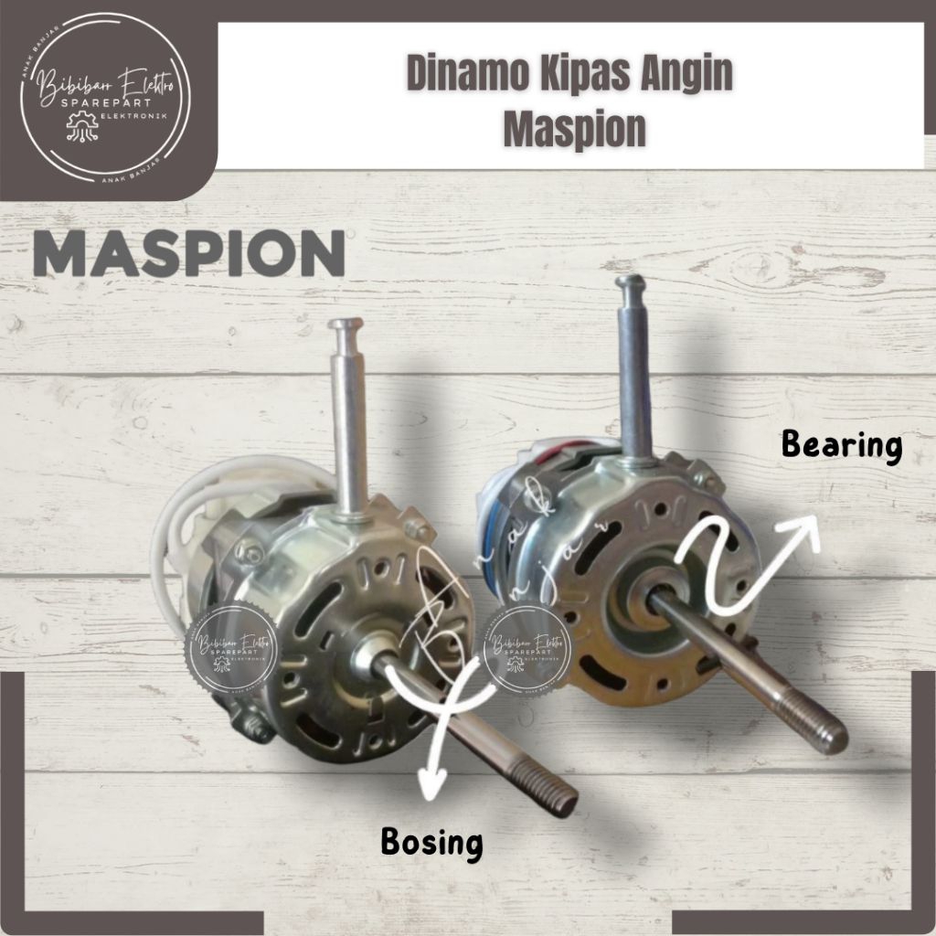 Dinamo Kipas Maspion As Bosing dan As Bearing