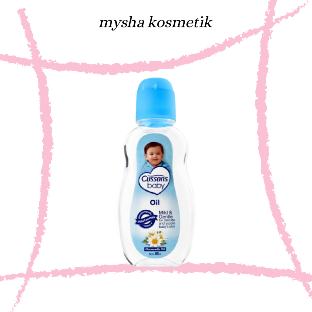 Cussons Baby Oil 50ml+50ml / 100ml+100ml / Cussons Oil Melembabkan Kulit Bayi / Baby Oil Cussons Bab