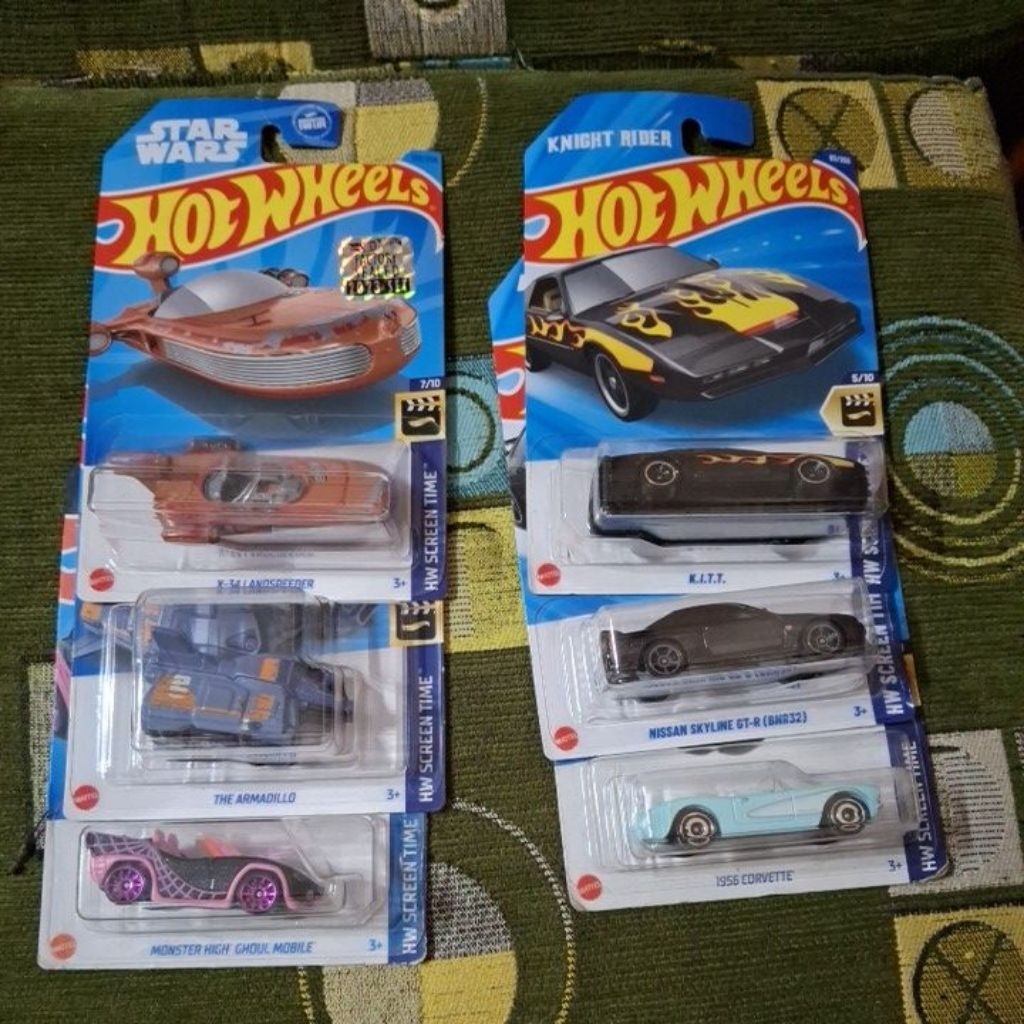 Diecast Hot Wheels seri HW Screen Time