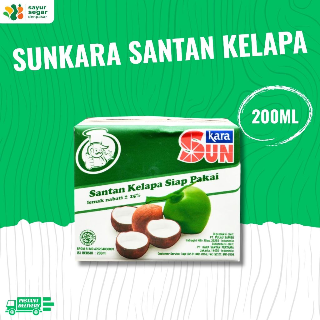 

Sunkara Santan Kelapa 200Ml - Sayur Segar Denpasar