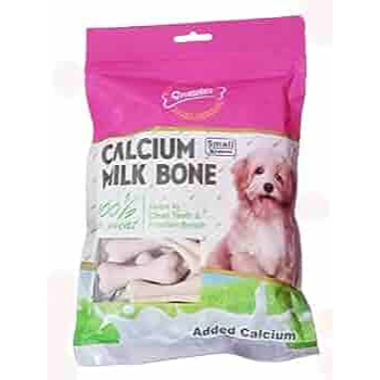 GNAWLERS Calcium Milk Bone Snack Anjing Kaya Kalsium | Camilan Sehat untuk Tulang & Gigi Kuat