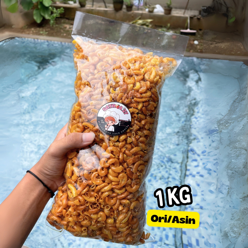 

Ygshop17 Makaroni Cikruh Kemasan 1Kg Varian Asin Pedas Extra Pedas