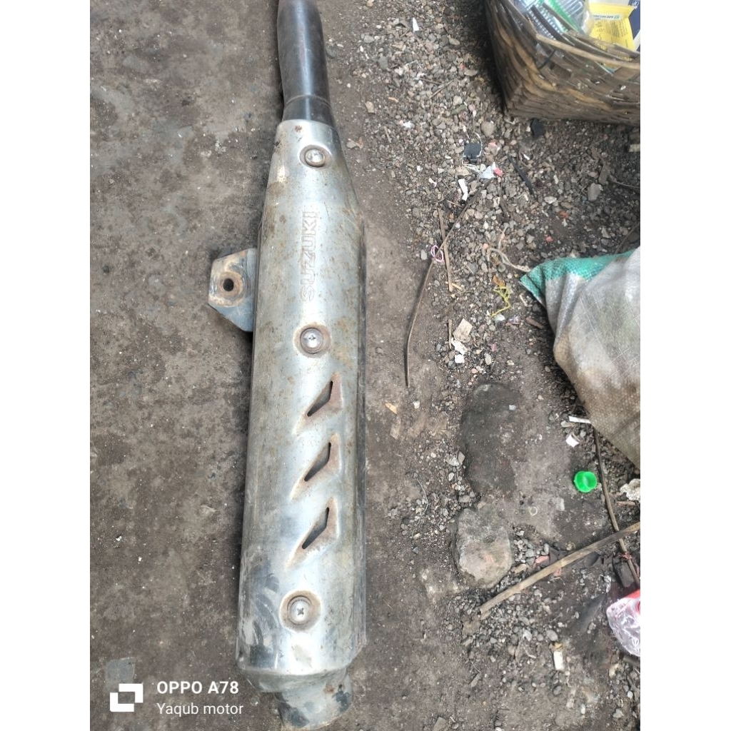 knalpot original Suzuki Shogun 125 r sp rr