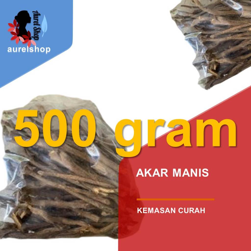 

500 gram Akar Manis / Glycyeehiza glabra