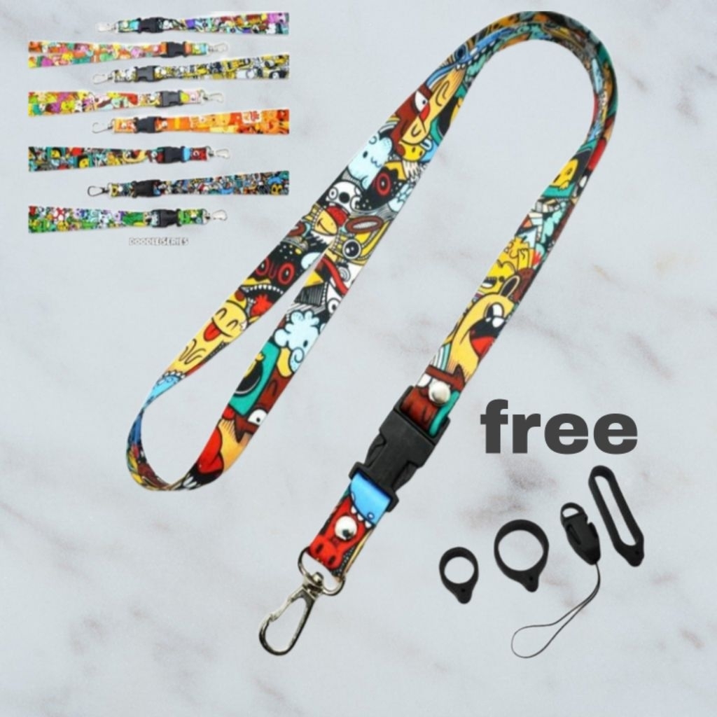 

Lanyard tisu Doodle 1.5cm