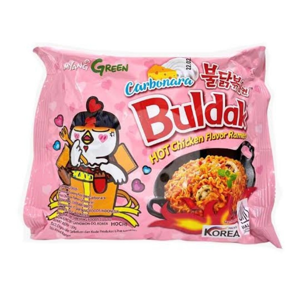 

Samyang Green Mie Instan Ramen Pedas Buldak Carbonara