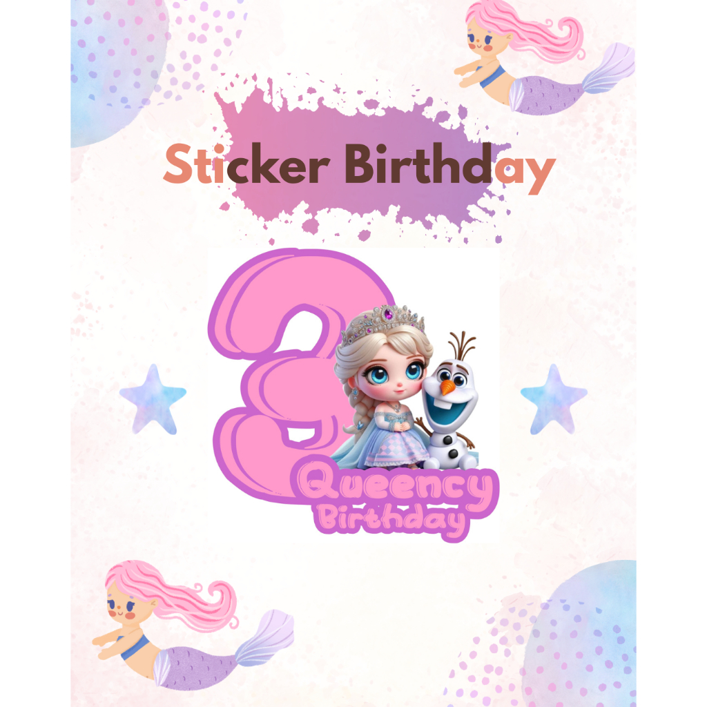 

Stiker ulang tahun diecut/ulang tahun murah/souvenir ulang tahun
