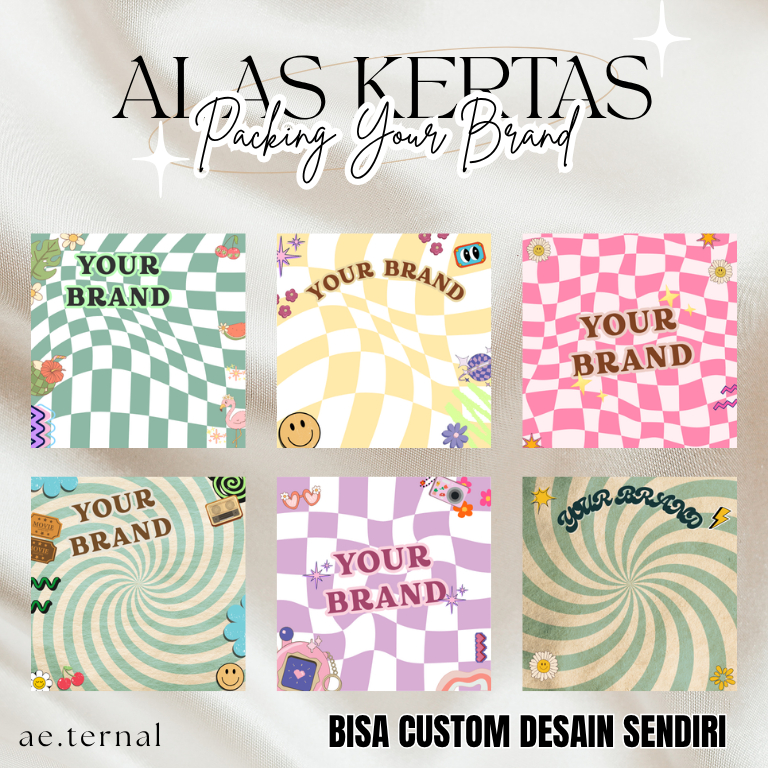 

Alas kertas packing | Alas kertas desain retro wave cantik lucu | Alas kertas souvenir | Alas kertas your brand | Alas kertas produkmu | Alas kertas bisa custom