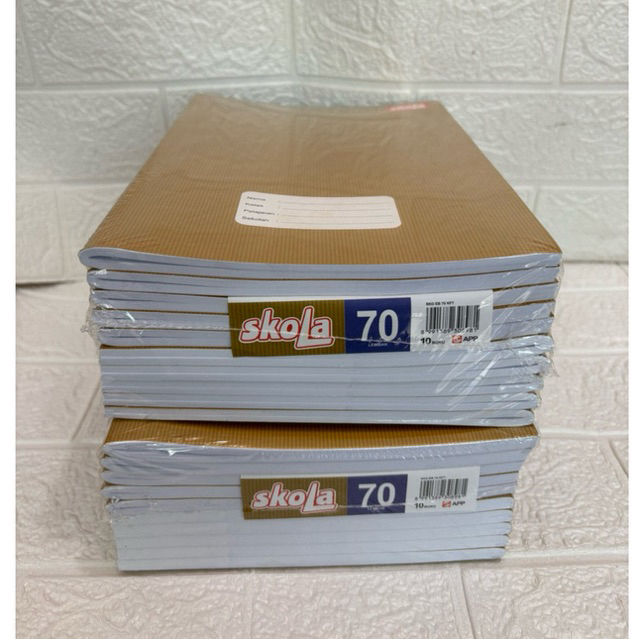 

Buku Tulis Skola Bigboss Kraft 70 Lembar 1 Pack Isi 10 Buku