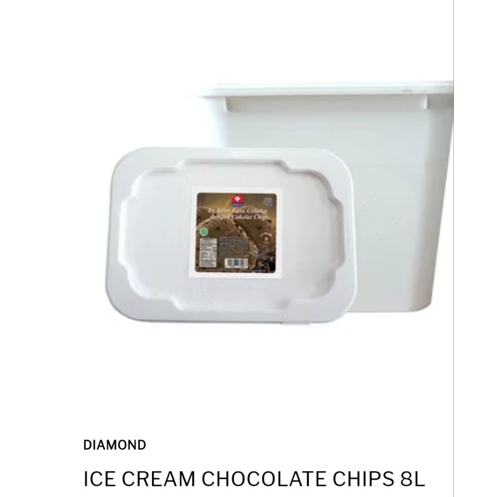 

Ice cream Chocolate chips Diamond 8Lt