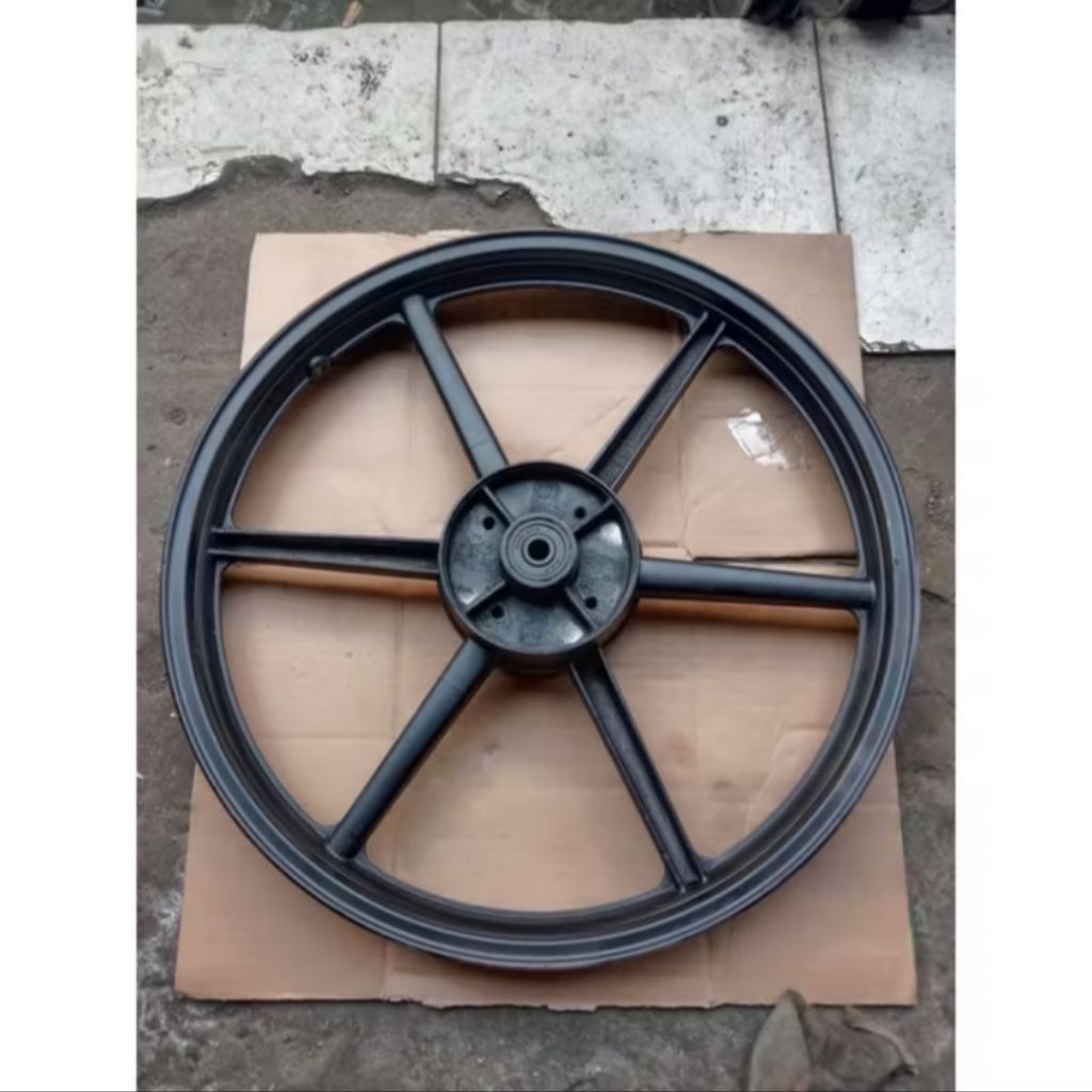 VELG PELEK RODA BELAKANG PALANG 6 MOTOR HONDA SUPRA FIT, SUPRA X ORIGINAL COPOTAN (SECOND)
