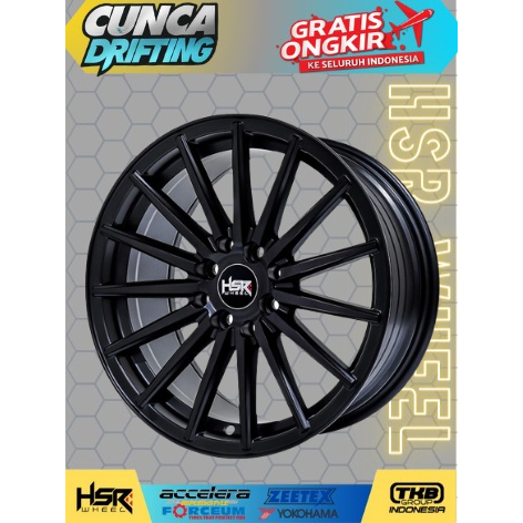 velg city R16 velg hsr tipe tsukuba ring 16 bisa untuk yaris mobilio avanza livina
