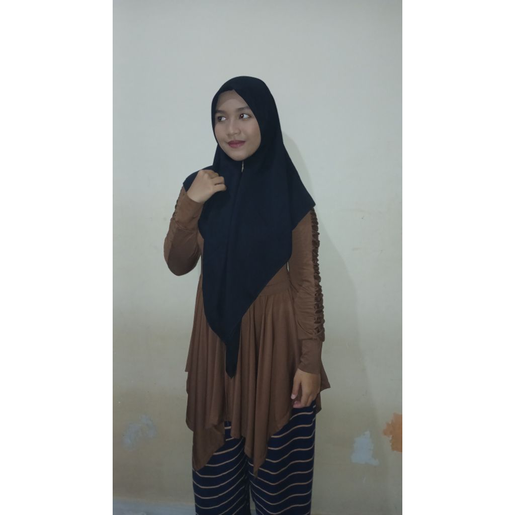 BlouseCokelat|Jersey