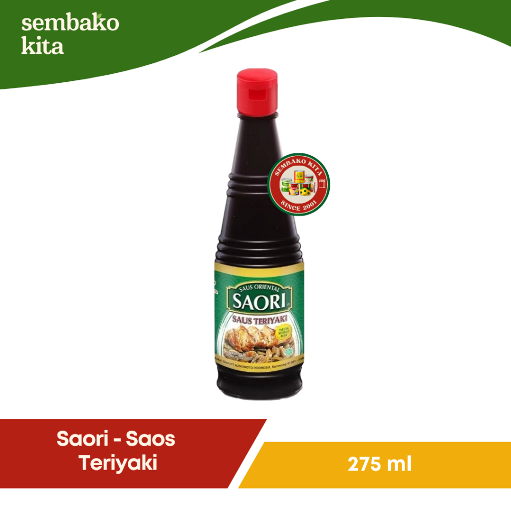 

SAORI® – Saus Teriyaki 275ml