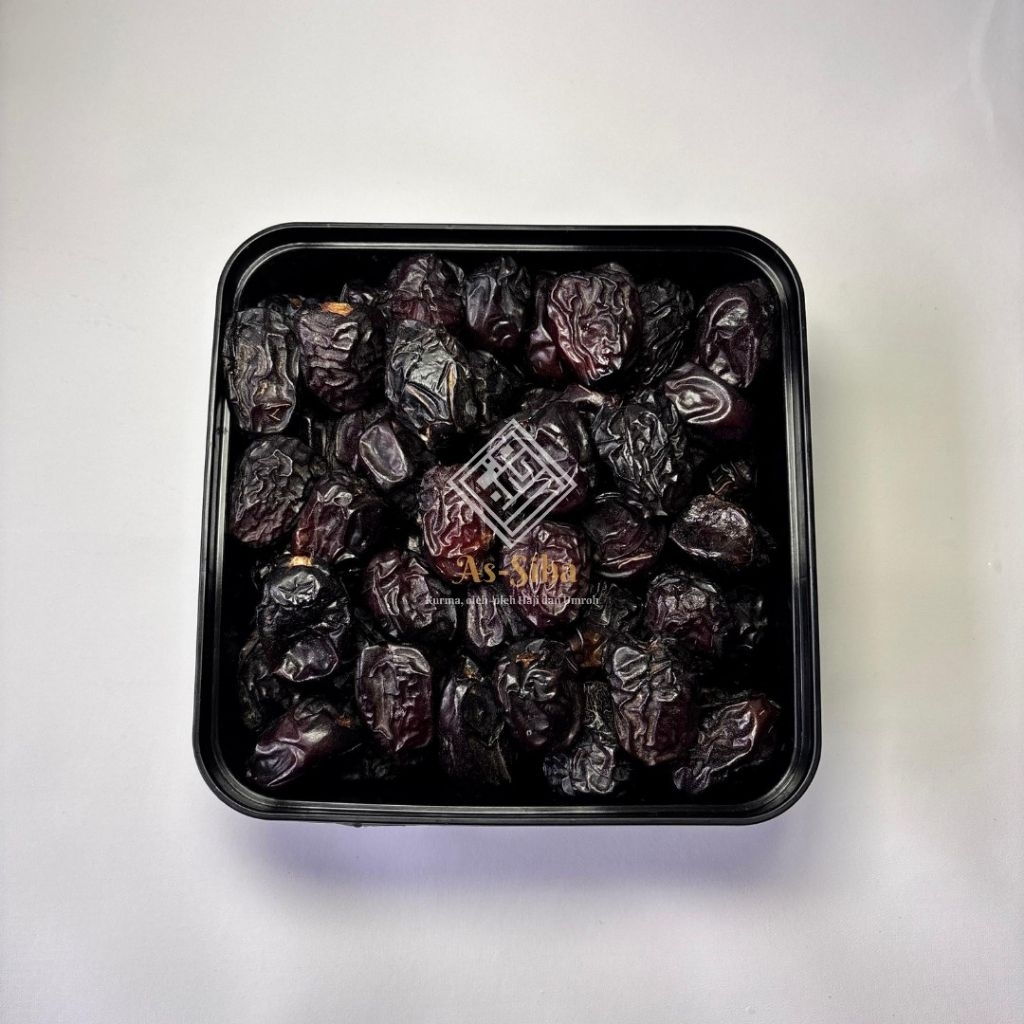 

Kurma Ajwa As-Siha 1kg | 500 gram ~ Kurma Nabi Asli Madinah Premium