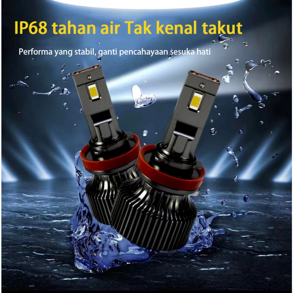 Lampu depan laser yang dipimpin mobil h1 konversi h7 lampu mobil h7 lampu h11 bohlam 9012 cahaya kua