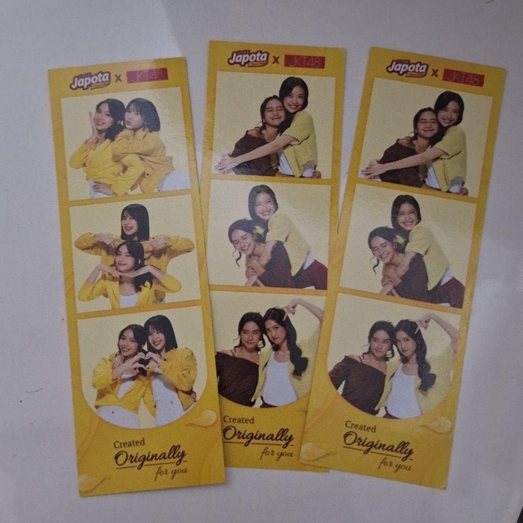 Photostrip Japota x JKT48 Freya & Greesel, Hot Wheels Zee dan Michie JKT48 kolektor diecast