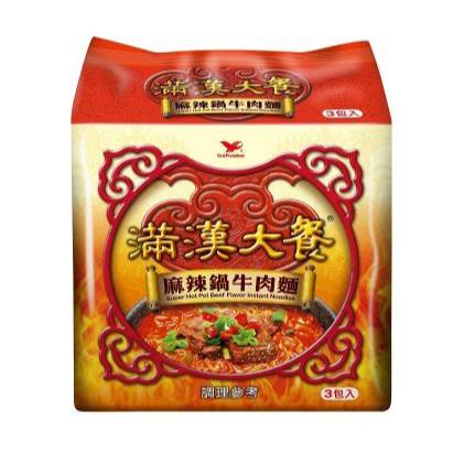 

Uni President Ramen Taiwan Super Hot Pot Beef Flavor Instant Noodles