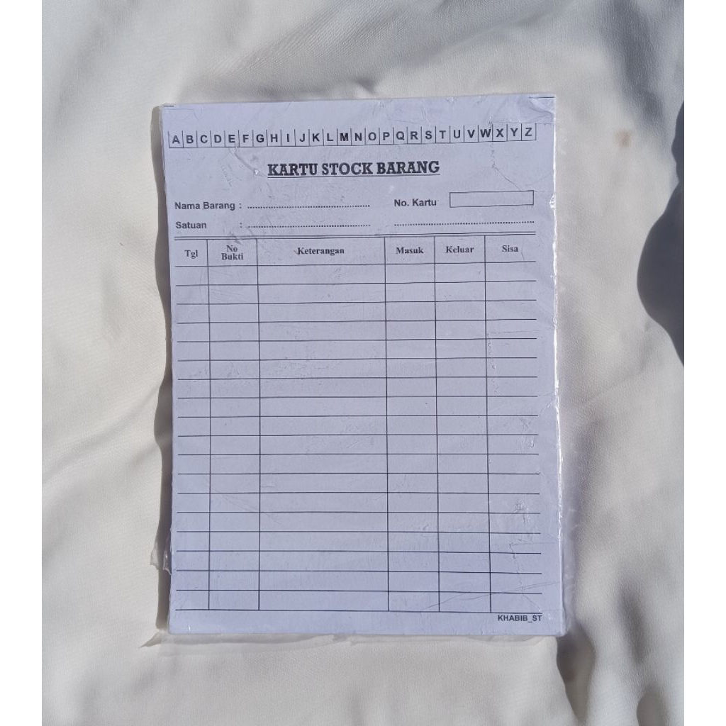 

Kartu Stok Barang/ Kartu Stok Obat/ Kartu Stok Produk