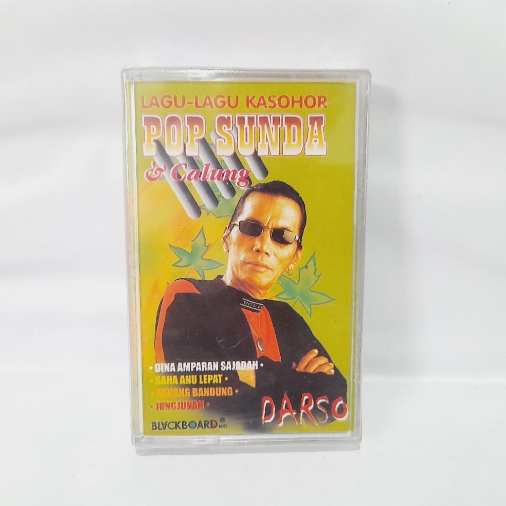 Kaset Darso - Lagu Lagu Kasohor Pop Sunda & Calung (Segel)
