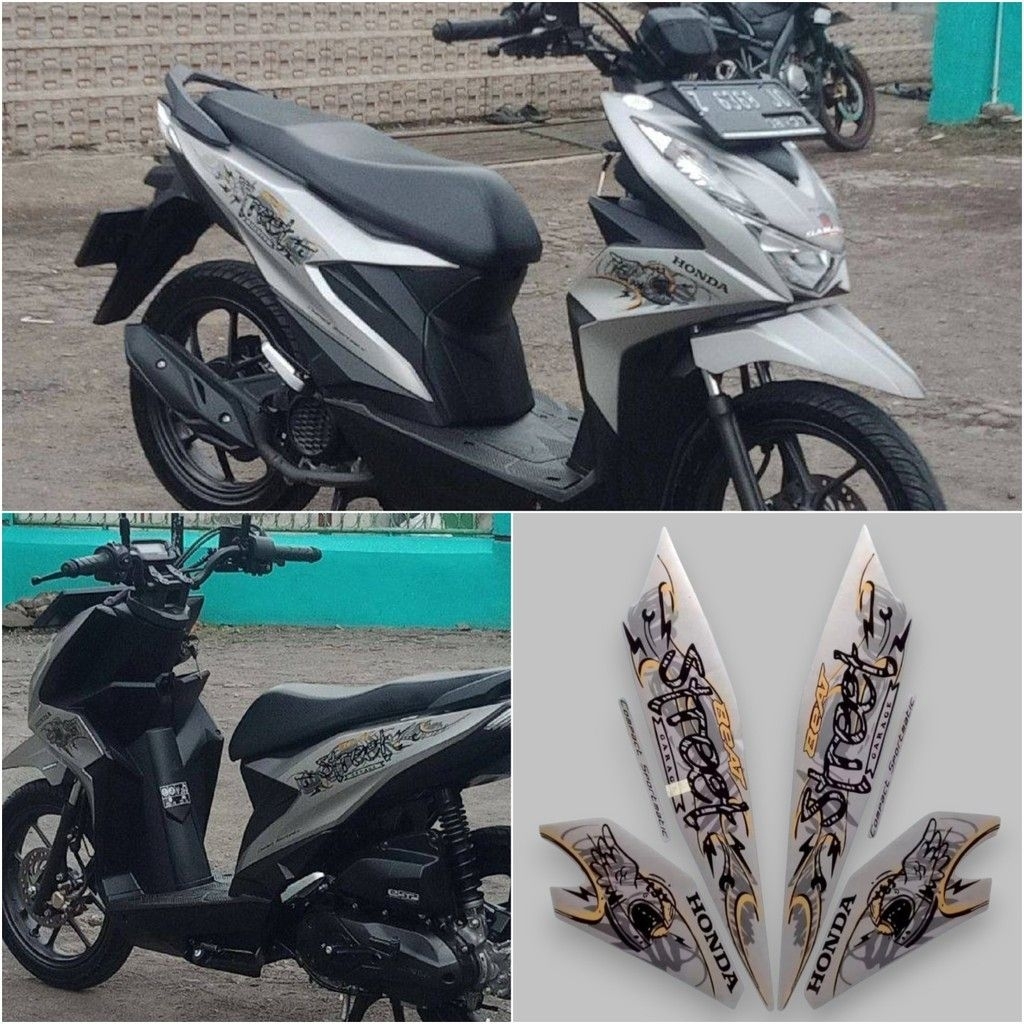 STICKER STRIPING MOTOR BEAT STREET 2021