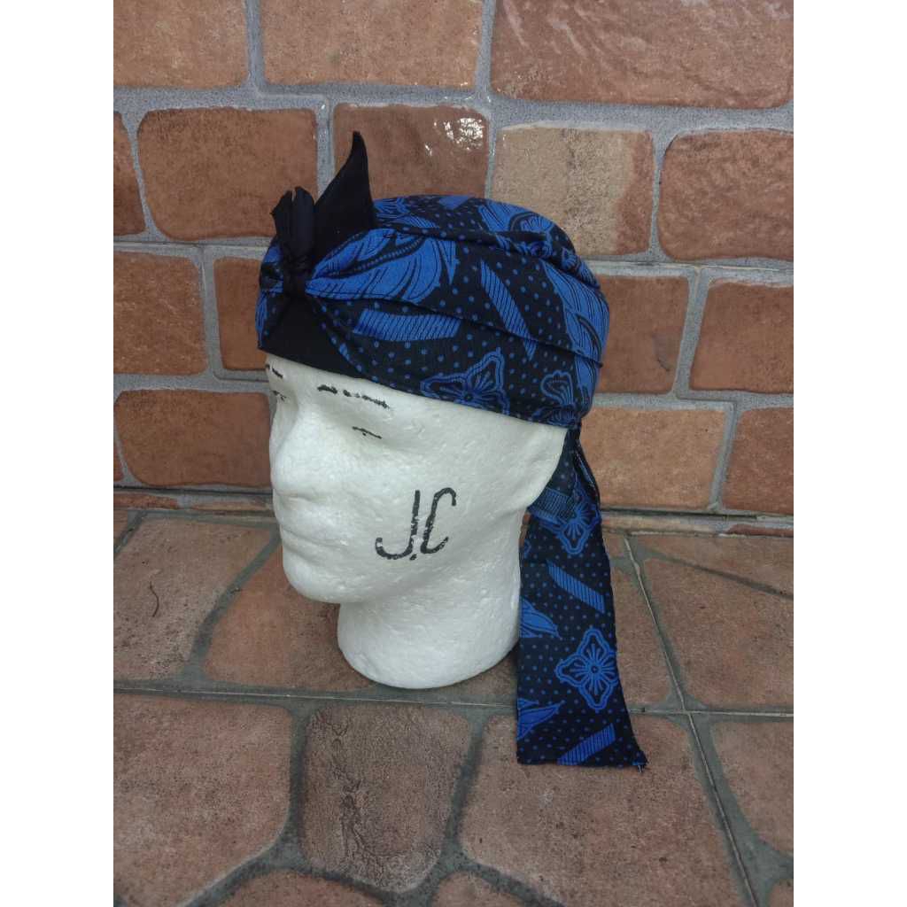 Blangkon Motif batik baduy/iket kepala khas Sunda tradisional/udeng Sunda ukuran DEWASA
