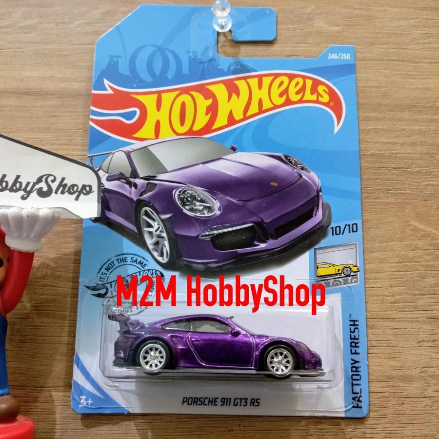 Hot Wheels Porsche 911 GT3 RS Super Treasure Hunt Error Purple Unicorn