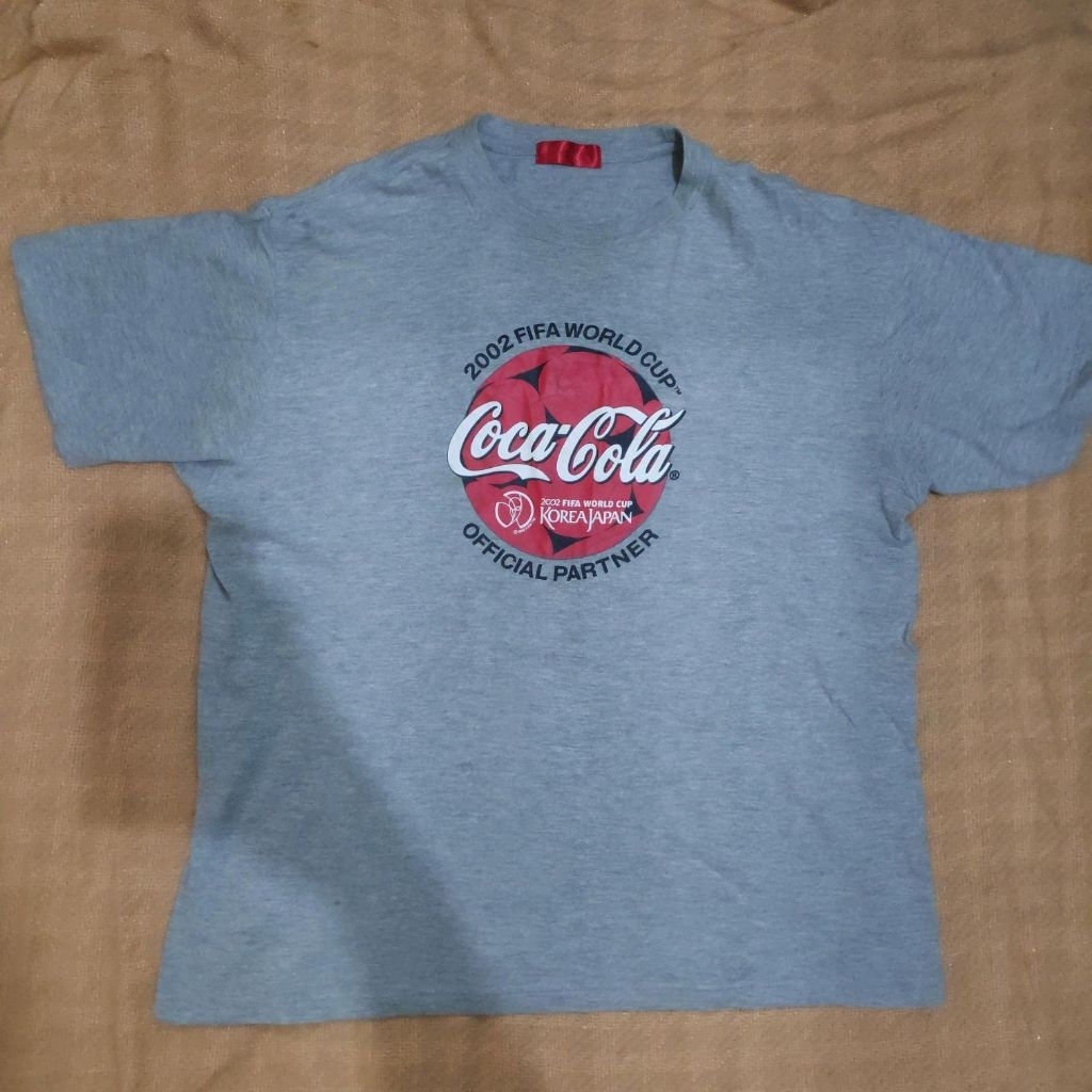 kaos FIFA world cup 2002 Coca cola Korea Japan XL