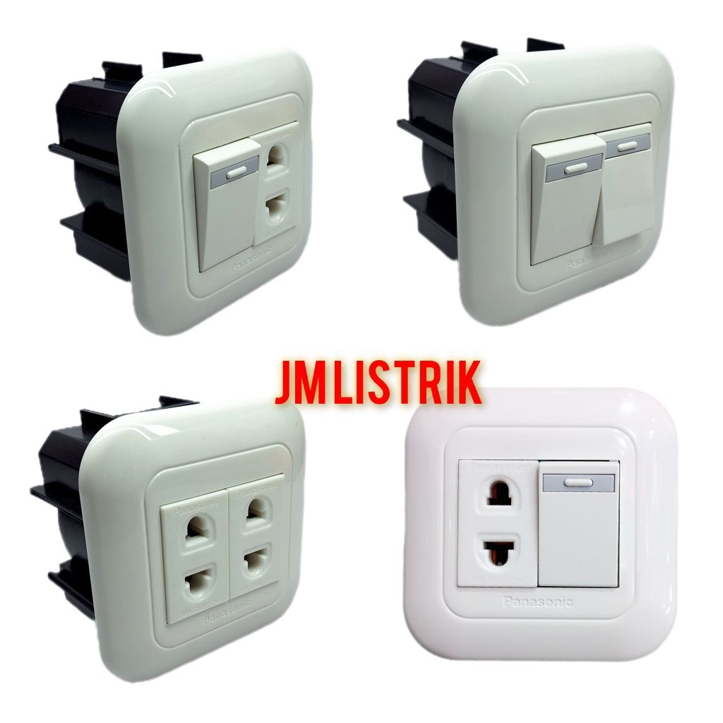 Saklar 1 Set Mangkok Tanam Panasonic Original