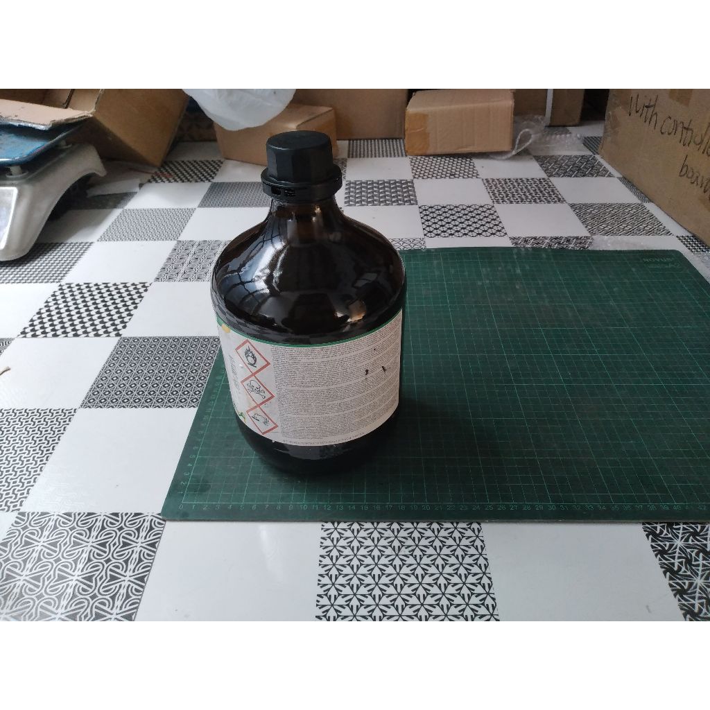 Botol Kaca Amber coklat, Botol Reagen 2.5 liter
