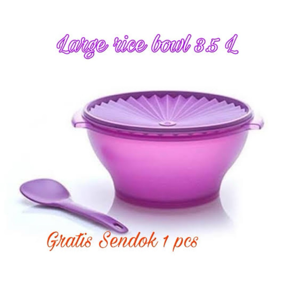 Rice Bowl 3,5 Liter Tupperware