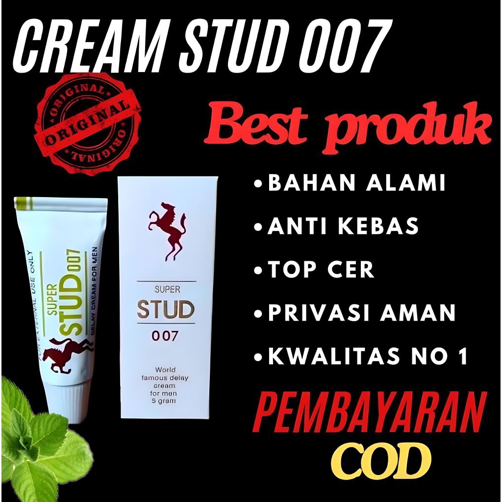 CREAM OLES SUPER STUD 007 ASLI CREAM ORIGINAL ASLI PENAMBAH STAMINA PRIA PERKASA