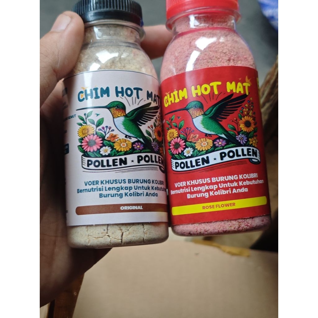 VOER PELET HALUS BURUNG SOGON KONIN SUNBIRD KOLIBRI CHIM HOT MAT SEPERTI VOER VIETNAM VOER PROTEIN T