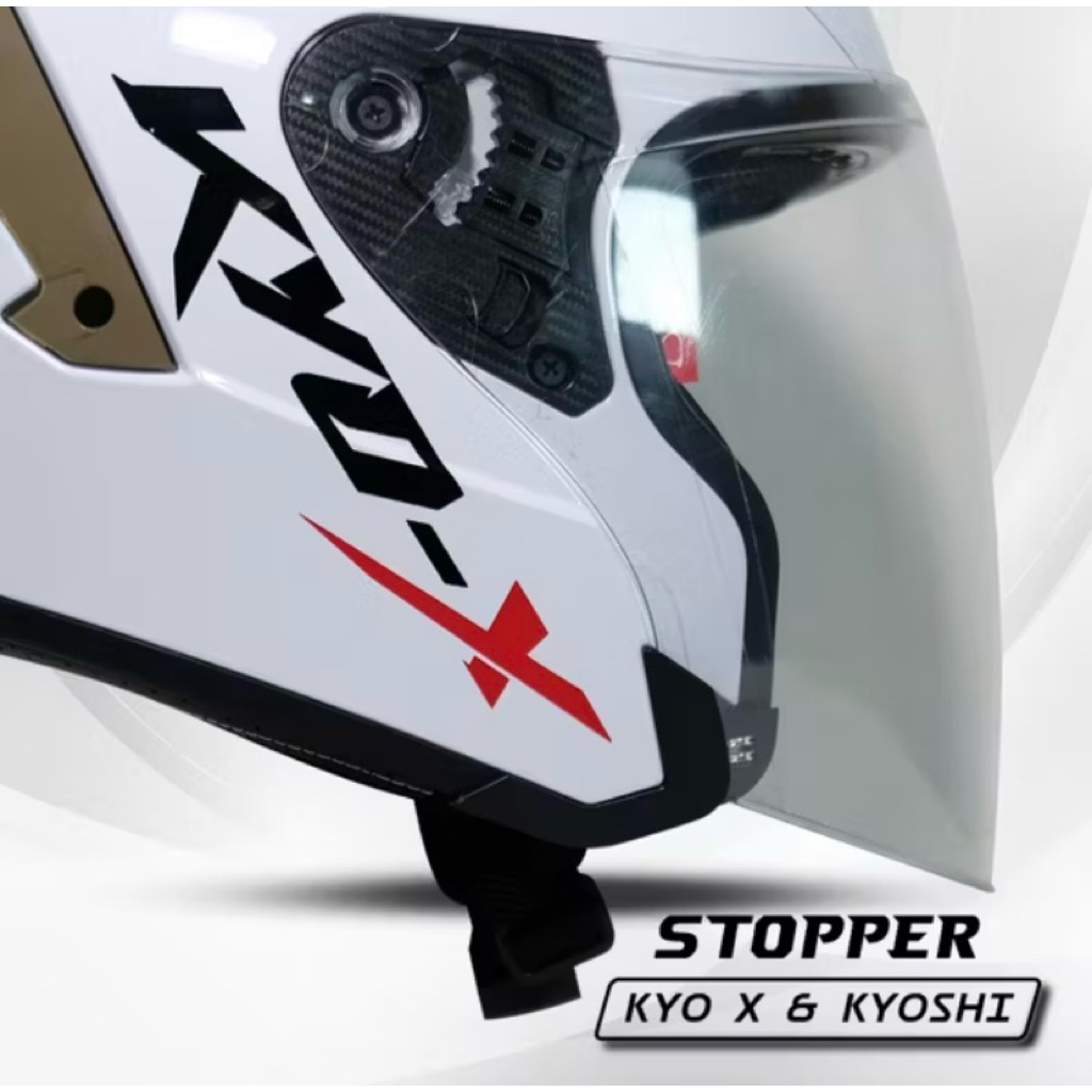 READY STOCK STOPER VISOR HELM JPN KYOSHI, KYO X, KYO 9 ORIGINAL PRODUK JPN