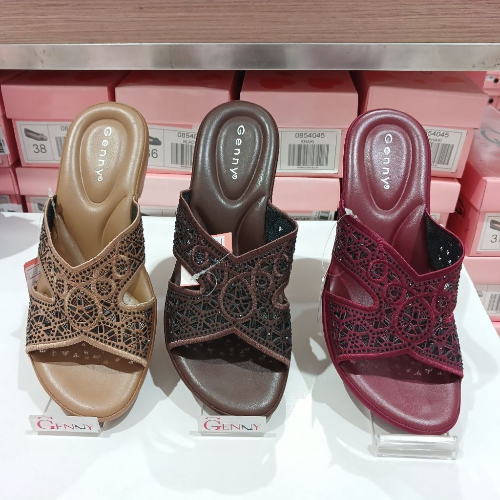 sandal wanita wedges 5cm GENNY❗️ori matahari