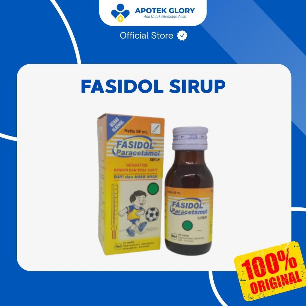 FASIDOL SIRUP PARASETAMOL RASA STRAWBERRY
