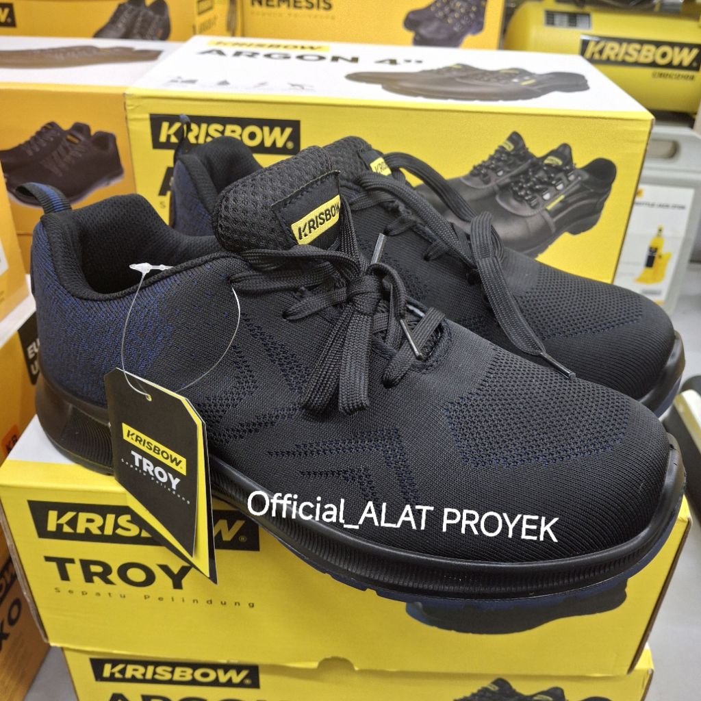 SEPATU SAFETY KRISBOW TROY 4INCH || Krisbow Sepatu Safety TROY / Safety Shoes Krisbow TROY